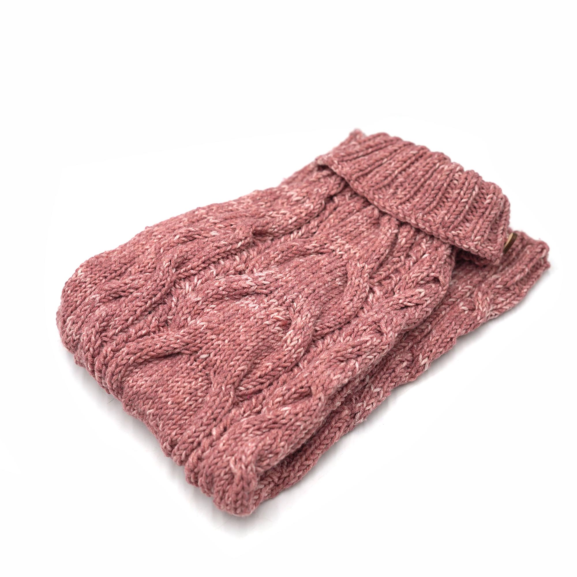 Pullover 51cm Altrosa (lang gestrickten Bauch)