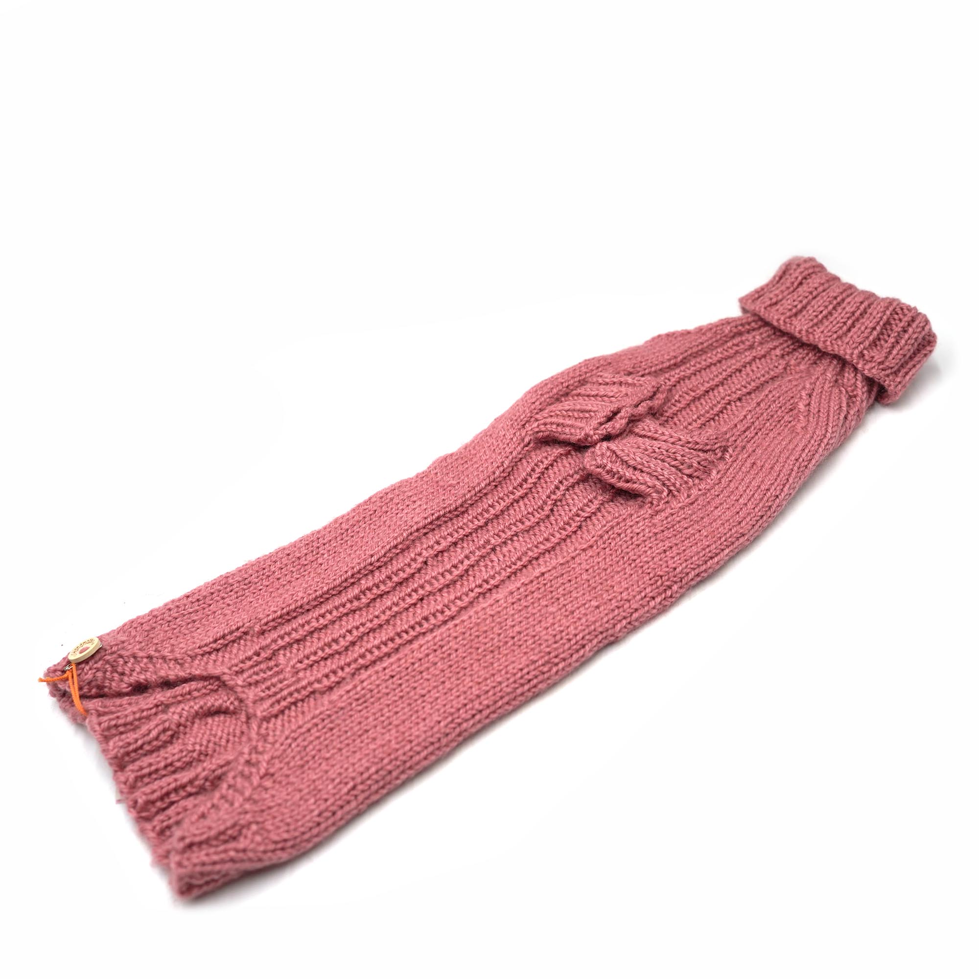 Pullover 42cm Altrosa (lang gestrickten Bauch)
