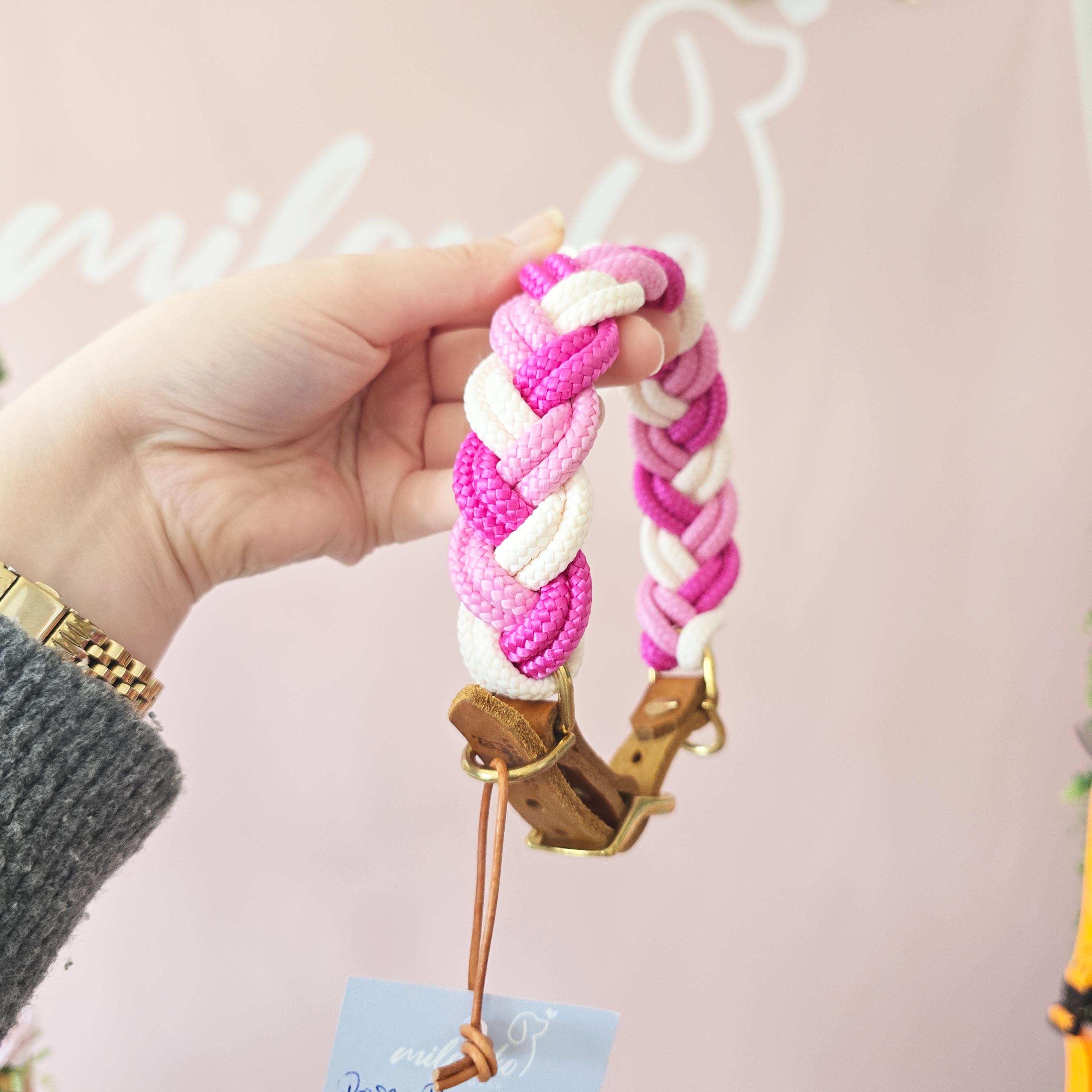 HU22-28cm Fuchsia, Rose Rosa und Sahne