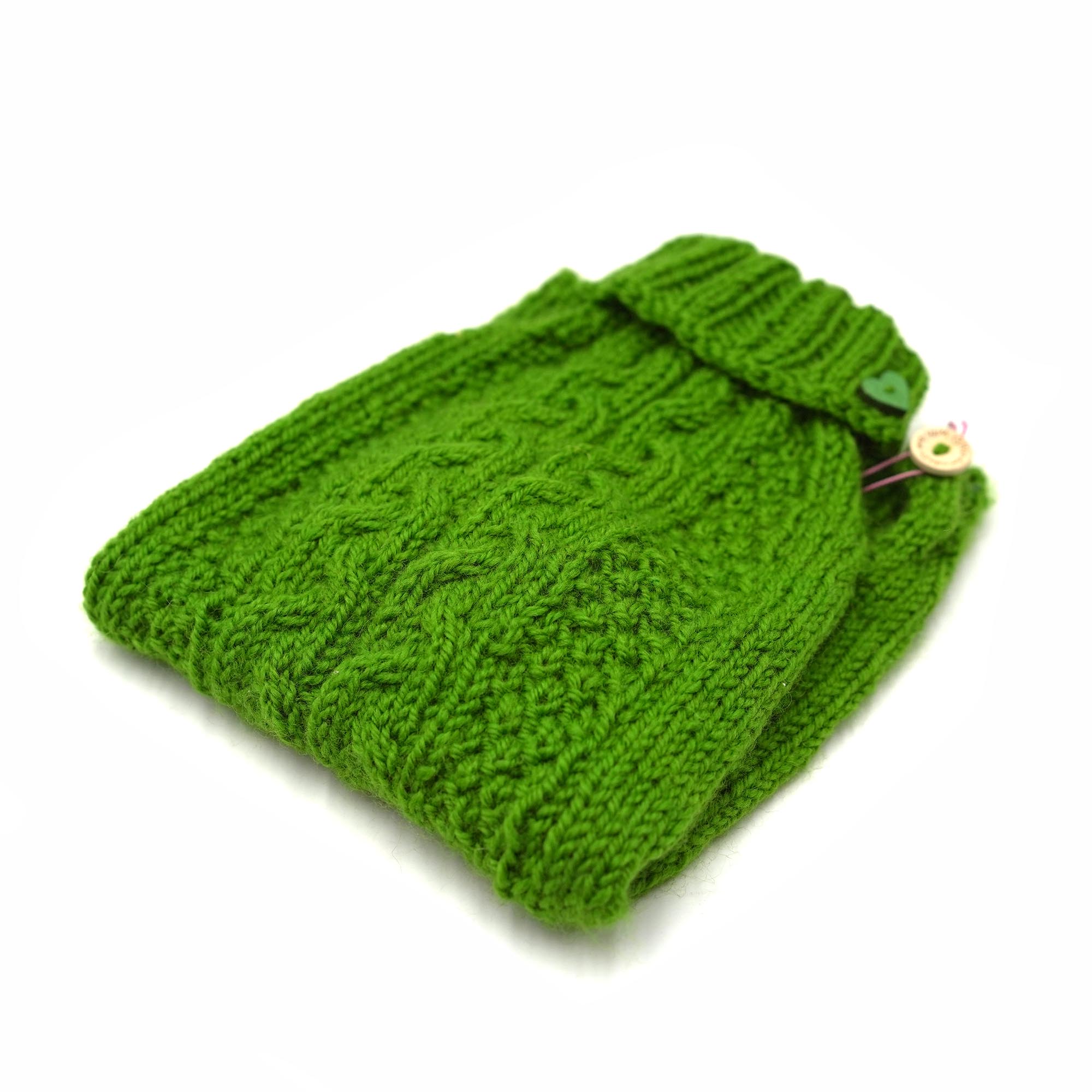 Pullover 37cm Moosgrün