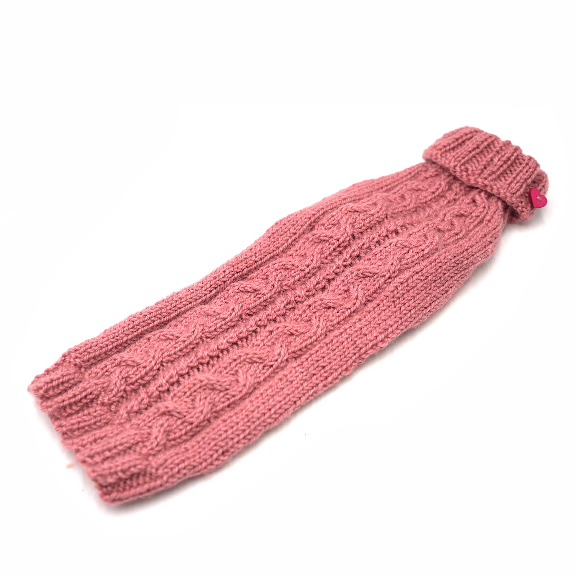 Pullover 35cm Altrosa (lang gestrickten Bauch)