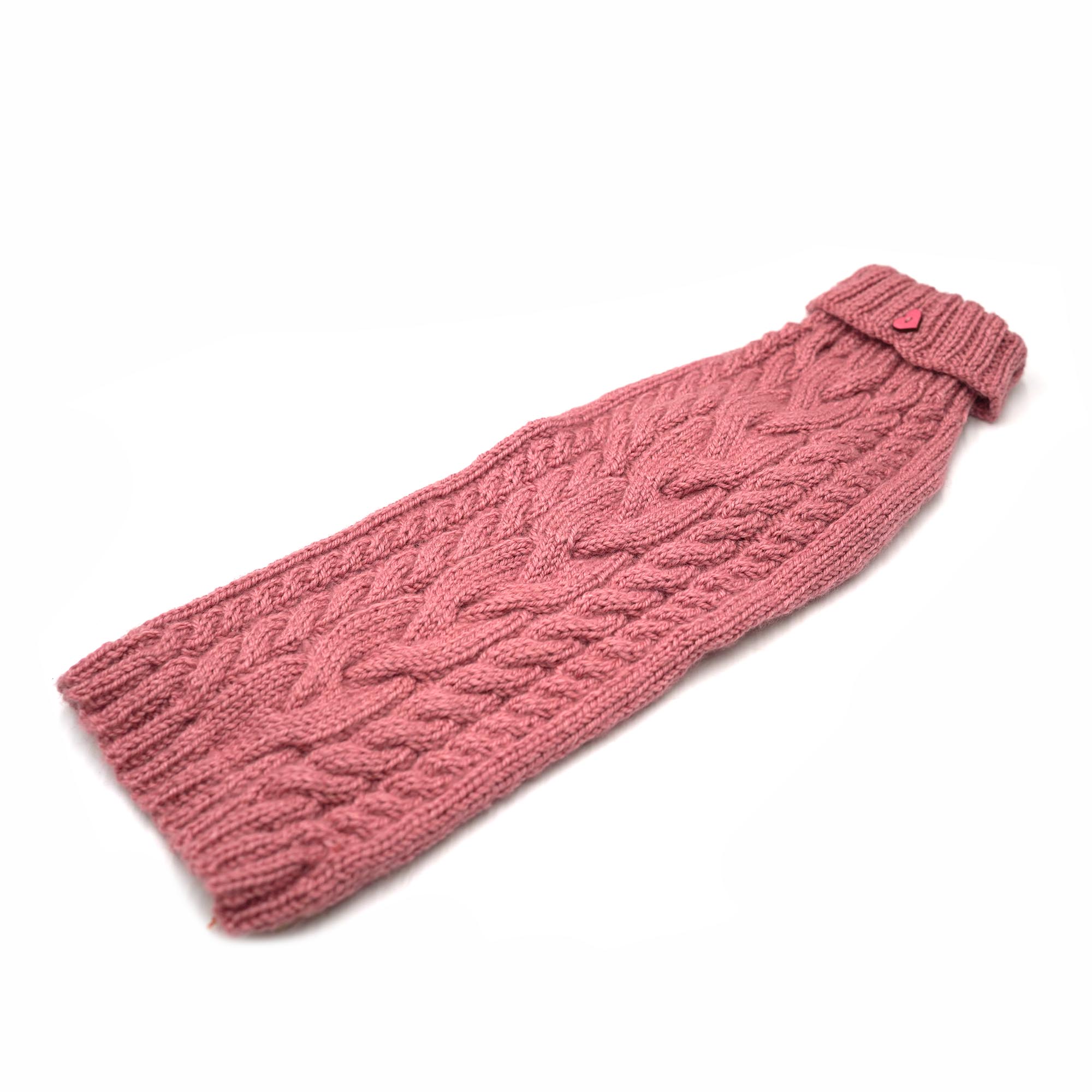 Pullover 42cm Altrosa (lang gestrickten Bauch)