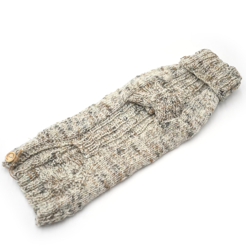 Pullover 38cm Grau x Beige Mix (leichter Pullover)