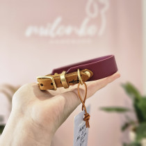 Hu24-32cm Aubergine Biothanehalsband